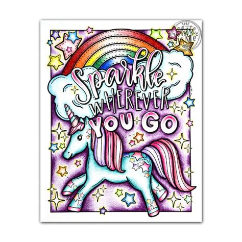 kawaii unicorn coloring pages mom wife busy life