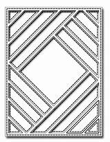 Die Stamper Frantic Rectangle Quilt Precision Franticstamper sketch template