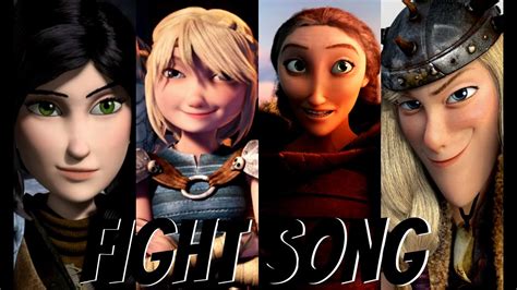 httyd girls fight song youtube