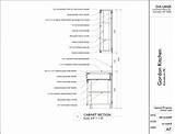 Cabinet Detail Drawing Kitchen Section Drawings Paintingvalley sketch template