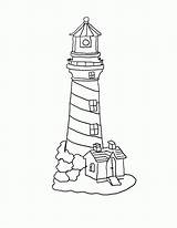 Leuchtturm Simple Lighthouses Milliande Phare Ausmalen Visit Coloringhome sketch template