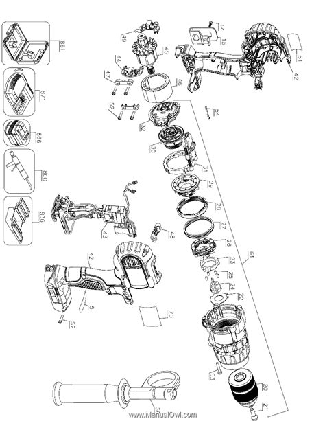 dewalt dcdb parts diagram