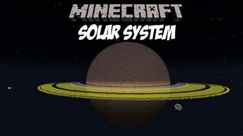 Minecraft Solar System Huge Scale Educational Youtube