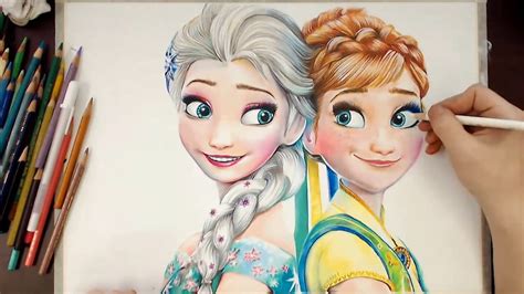 Frozen Anna And Elsa Drawing At Getdrawings Free Download