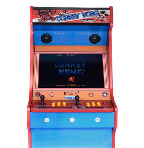 retro upright arcade machine donkey kong art  games arcadecity