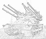 Coloring Pages Tanks Tank Printable Filminspector sketch template