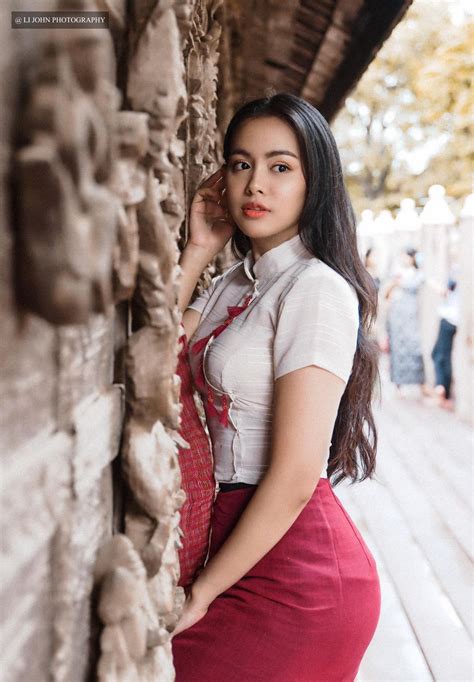 Aye Wutt Yi Thaung Asian Model Girl Burmese Girls Myanmar Women