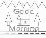 Pages Coloring Morning Good sketch template