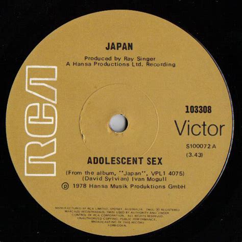 Japan Adolescent Sex 1978 Vinyl Discogs