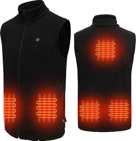 deceny cb usb electric heated vest fleece heated vest heated waistcoat charging heating vest