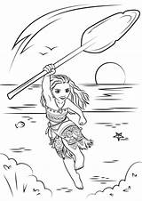 Moana Coloring Pages Printable Categories sketch template