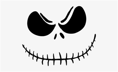 jack skellington head stencil  jack skeleton face