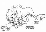 Lion Coloring King Pages Scar Drawing Kiara Roar Color Colouring Zira Mountain Lioness Disney Simba Mufasa Print Baby Getcolorings Printable sketch template