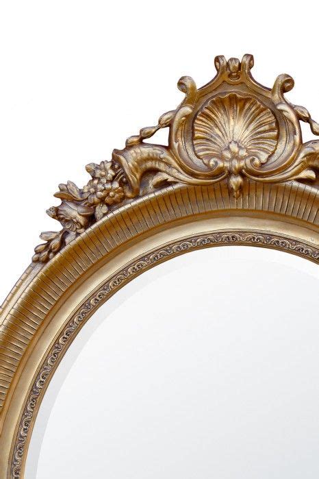 Maddalena French Rococo Bevelled Gold Oval Decorative Wall