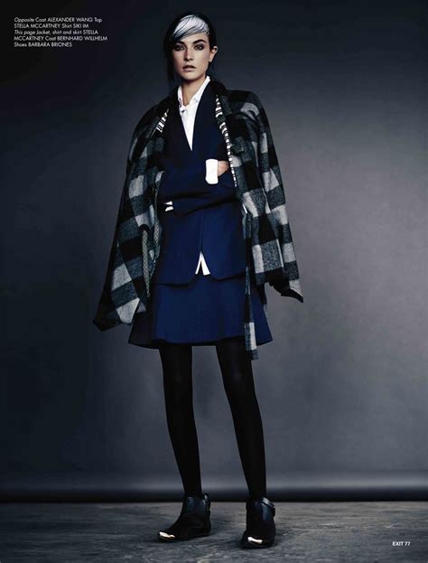 jacquelyn jablonski dons sleek style for exit magazine f w 2012 sleek fashion exit magazine
