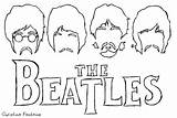 Beatles Integrantes Colorir Tudodesenhos Beattles Buzz Bordados sketch template