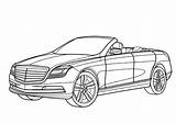 Mercedes Coloring Drive Pages Ocean Online Color Cars sketch template