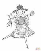 Pinkalicious Coloring Pages Pink Cupcakes Supercoloring Print Color Printable Cupcake Kids Ballerina Moo Clack Click Printables Drawing Colouring Birthday Comments sketch template