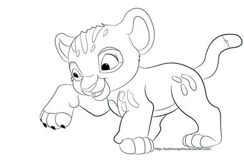baby lion king coloring pages  coloring page