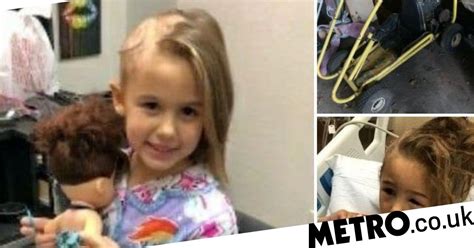 girl 5 is scalped after getting her hair caught in go kart motor