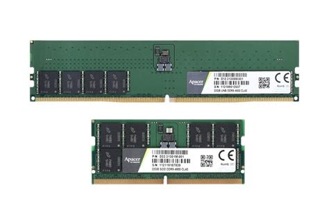 Udimm Rdimm So Dimm Apacer Brings Ddr5 Ram For Amd Zen 4 And Intel