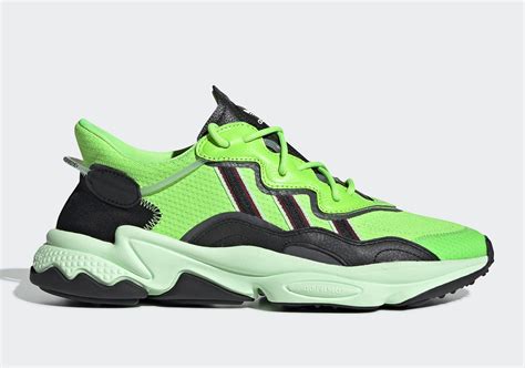 adidas ozweego  flashy  neon green colorway official images