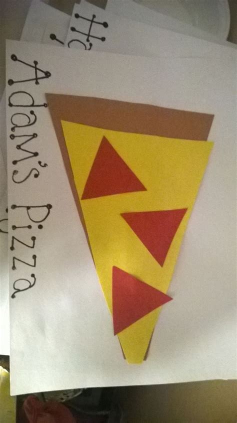 class  learning  triangles    pizza triangles