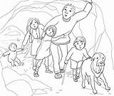 Bear Coloring Cave Pages Hunt Going Drawing Narrow Gloomy Colouring Printable Re Teddy Were Supercoloring Crafts Care Gaan Wij Op sketch template