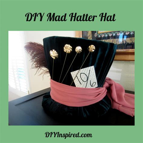 mad hatter top hat template