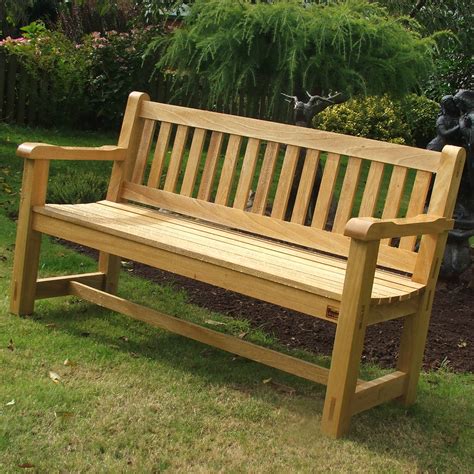 hardwood garden bench idigbo  wooden workshop oakford devon