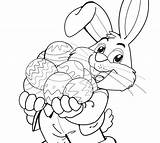 Bunny Coloring Pages Christmas Printable Getcolorings sketch template