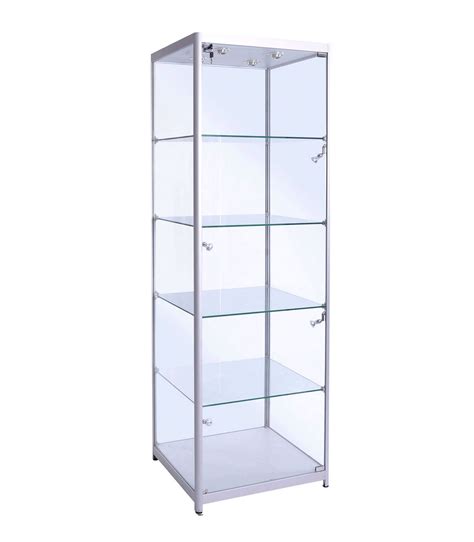 Tall Glass Display Cabinet 500mm Experts In Display Cabinets Cg