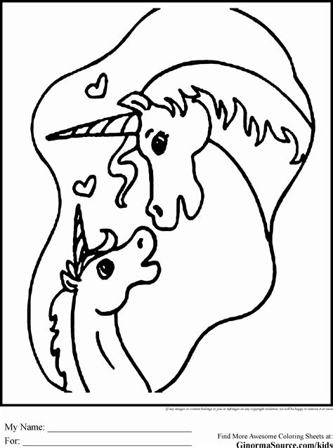 baby unicorn coloring page lovely unicorn coloring pages mommy baby