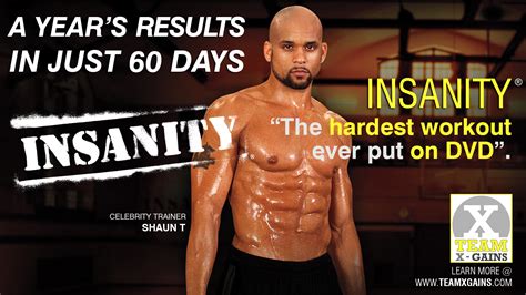 insanity a year s results in 60 days team x gains