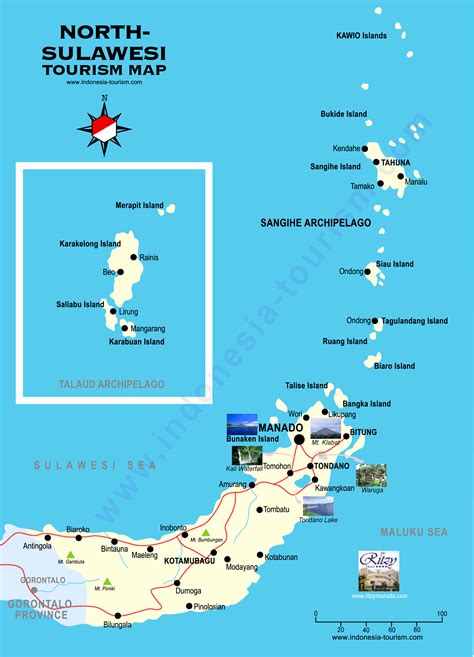 north celebes map peta sulawesi utara north sulawesi map