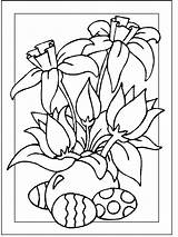 Easter Coloring Pages Religious Flowers Flower Colouring Ausmalbilder Ostern Värityskuvia Pääsiäinen Spring Und Sheets Lapsille Värityskuva Malvorlagen Blumen Color Lasten sketch template