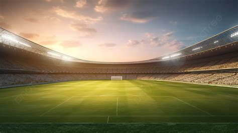 soccer field  stadium   rendering background soccer field