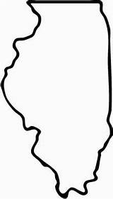 Outline State Illinois Chicago Tattoo Il Tattoos Clipart Flag Clip Cliparts Alabama States Shape Now Printable Heart Unique Travel Jpeg sketch template