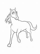 Spirit Coloring Pages Riding Horse Kids Printable Lucky Birthday Fun Run sketch template