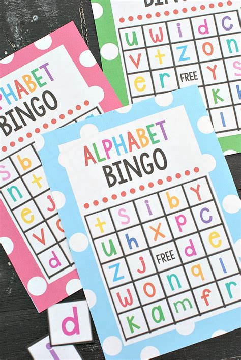 alphabet bingo printable   priceless tristan website
