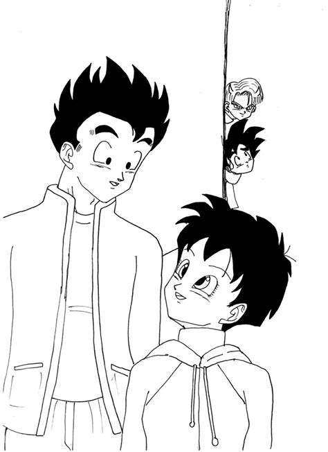 Spying On Gohan And Videl By Misskisa On Deviantart