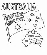 Flag Coloring Pages Australia Printable Drawing Australian Victoria Colored Sheets Drawings France Pencils Colouring Rebel Getdrawings Sunsets Getcolorings Print Color sketch template