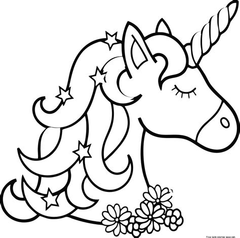 print  unicorn coloring pages  kids coloring pagefree kids coloring page