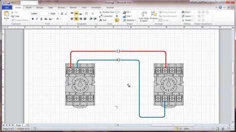 visio  connectors  connection points tutorial wiring diagrams youtube