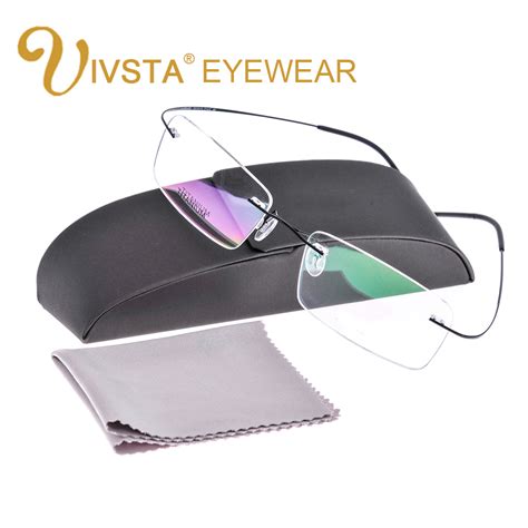 ivsta with original case titanium glasses men frame titanium eyeglasses