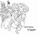Trigger Chrono Coloring Template Pages sketch template