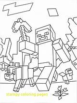 Pages Minecraft Coloring Stampy Getdrawings sketch template