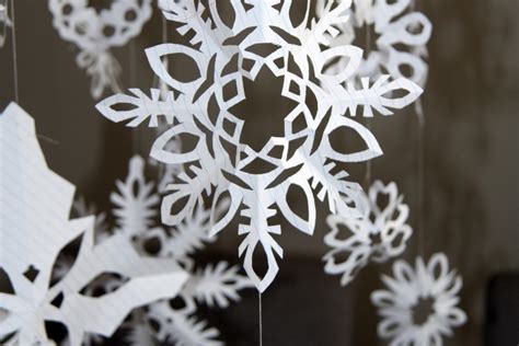 sweet   paper snowflakes