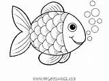 Coloring Fish Pages Saltwater Printable Getcolorings Two sketch template