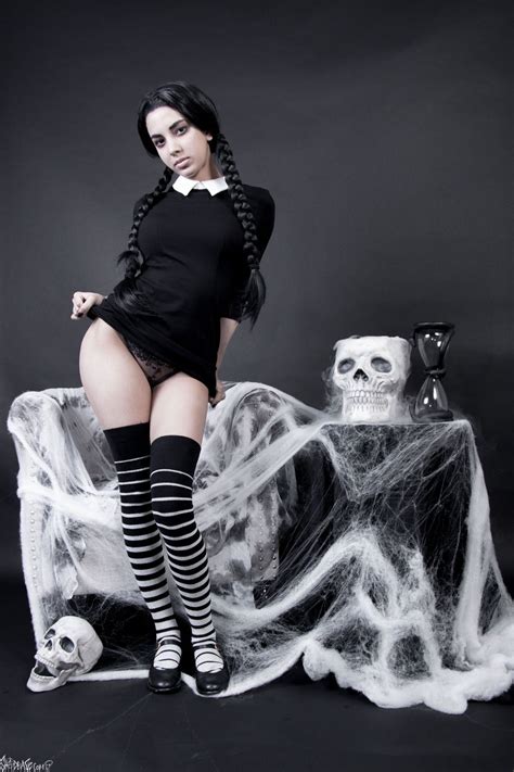 Nuffnada “swimsuit Succubus As Wednesday Addams ” Awesome Cosplay